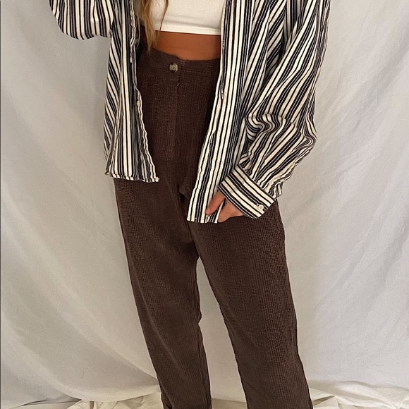 High Waist Corduroy Pant - Picture 6 of 9